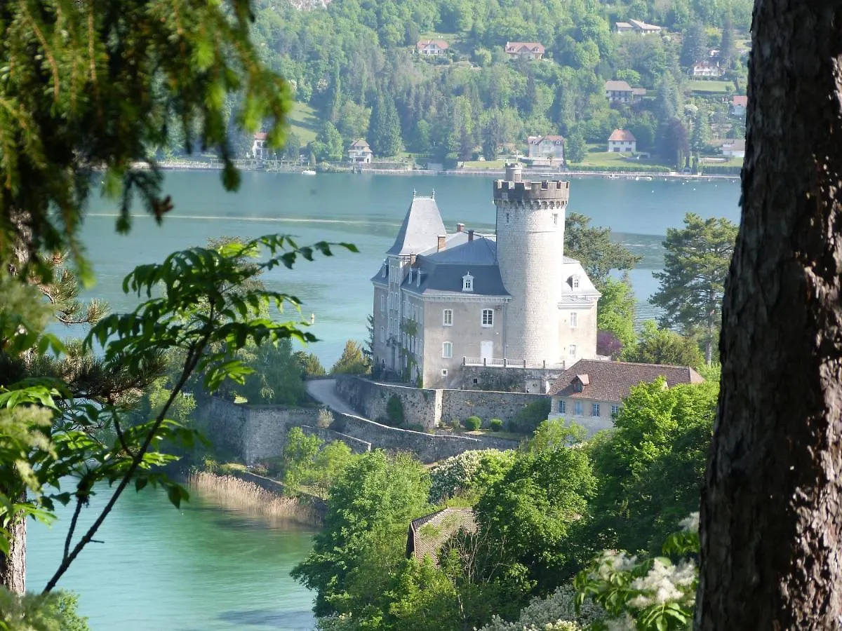 Au Bord Du Lac D'Annecy, Logement Type Loft, Dans Residence Avec Plage Et Ponton Privee Duingt